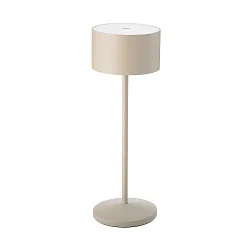 battery table lamp VELUNA up / down, CCT Switch, set of 1, with touch dimmer IP44, dune beige dimmable