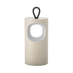 Mobile LED-Akku-Tischleuchte LUNARI, IP44, 1.4W 2200K/2700K (FlexMood) 90/100lm, mit Touch-Dimmer + USB-C, dünenbeige