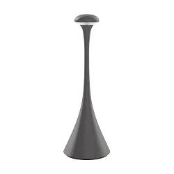 LED-Akku-Tischleuchte NUDROP, IP54, 29cm, 2.2W 2200/2700K (FlexMood) 170lm, Easy-Connect, dimmbar, graphitgrau