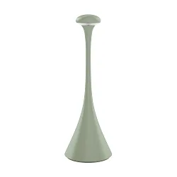 LED-Akku-Tischleuchte NUDROP, IP54, 29cm, 2.2W 2200/2700K (FlexMood) 170lm, Easy-Connect, dimmbar, salbeigrün
