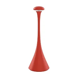LED-Akku-Tischleuchte NUDROP, IP54, 29cm, 2.2W 2200/2700K (FlexMood) 170lm, Easy-Connect, dimmbar, feuerrot