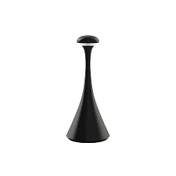LED-Akku-Tischleuchte NUDROP MINI, IP54, 21cm, 1.8W 2200/2700K (FlexMood) 133lm, Easy-Connect, dimmbar, nachtschwarz