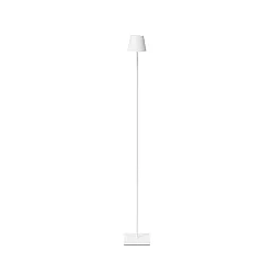 LED-Akku-Stehleuchte NUINDIE USB-C, IP54, 120cm, 2.2W 2200K/2700K (FlexMood), mit Touch-Dimmer + USB-C, schneeweiß