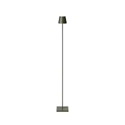 LED-Akku-Stehleuchte NUINDIE USB-C, IP54, 120cm, 2.2W 2200K/2700K (FlexMood), mit Touch-Dimmer + USB-C, tannengrün