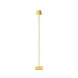 LED-Akku-Stehleuchte NUINDIE USB-C, IP54, 120cm, 2.2W 2200K/2700K (FlexMood), mit Touch-Dimmer + USB-C, sonnengelb