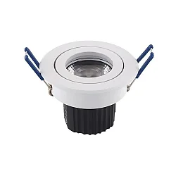 LED Downlight Modul ARGENT, 9W, 600lm, 3000K, 36°, dimmbar, weiß