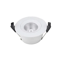LED Einbauleuchte ARGENT, 36°, 8W, 2000-3000K, 450lm, DTW, IP54, schwenkbar, weiß