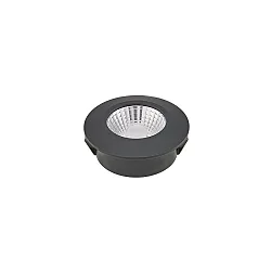 LED Möbel-Einbau-Downlight DILED 60, IP30, Ø 6.7cm, 5W 2700-2100K 300lm 36°, CRi 95, Dim-2-Warm, starr, schwarz