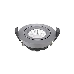LED Einbau-Downlight DILED 68, IP30, Ø 8.5cm, 6W 2700-2100K 360lm 36°, CRi 95, Dim-2-Warm, schwenkbar, anthrazit