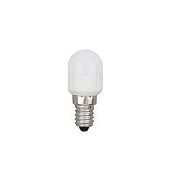 LED ECOLUX BIRNE für Kühlschränke , 230V, Ø 2.5cm / L 5.9cm, E14, 1.8W 2700K 144lm 240°, opal