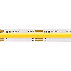 LED Strip COB TUNABLE WHITE, 15W/m, 4000-2700K, 5m, 576 LED/m, IP20, 24V, 1605lm, Ra90