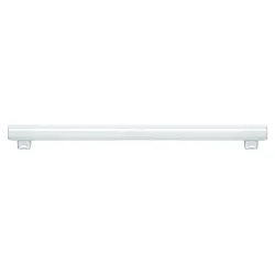 LED Linienlampe LUXAR 2-Sockel 827, 230V, Ø 3cm / L 50cm, S14s, 9W 2700K 700lm 270°, nicht dimmbar, opal