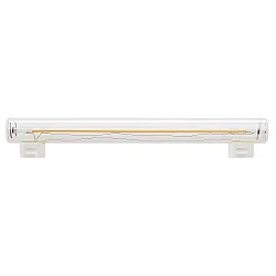 LED Linienlampe, 300mm, S14s, 4W, 2200K, 300lm, IP20, Glas klar