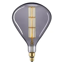 LED Deko Wendelfilament GIANTLAMPE TEAR TITAN, 230V, Ø 25cm / L 36.5cm, E27, 8W 2200K 250lm 360°, CRI 90, dimmbar