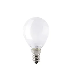 LED Filamentlampe KUGEL, 230V, Ø 4.5cm / L 8cm, E14, 2.5W 2700K 250lm 300°, dimmbar, matt