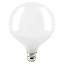 LED Globelampe G125, 230V, Ø 12.5cm / 17.8cm, E27, 7W 2700K 806lm 300°, dimmbar, opal