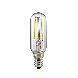 LED Filamentlampe RÖHRE T25, für Dunstabzugshaube / Klavierleuchte, 230V, E14, 2.5W 2700K 250lm 300°, dimmbar, klar