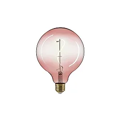 LED ORIENTAL Globelampe GIZEH G125 PINK, 230V, Ø 12.5 / L 18cm, 230Vac, E27, 4W 2200K 160lm 330°, dimmbar, klar