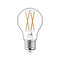 LED Filamentlampe NORMALE, E27, 2,2W, 3000K, 470lm, dimmbar, klar