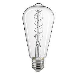 LED Filament Edisonlampe Slim 4,8W, E27, 2700K 350lm IP20 dimmbar, klar