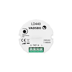 LED Tastdimmer mit Neutralleiter, 220-240V, 1 - 440W, für Dimmstufe 0-100%