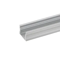 LED Aufbauprofil KS-SIG-PROF1, für LED Strips bis 1.23cm Breite, Länge 100cm / 1.72 x 1.53cm, Aluminium