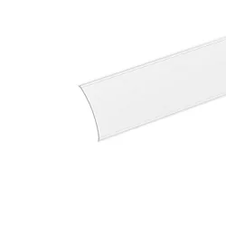 Profilabdeckung zu Eckprofil 10, Länge 100cm, rund, opal