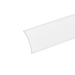 Profilabdeckung zu Eckprofil 20, Länge 200cm, rund, opal