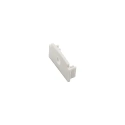 Endkappe für Alu Unterputzprofil KS-SIG-PROF24 Large, für LED Strips bis 2cm Breite, bündig / mit Loch, Kunststoff grau