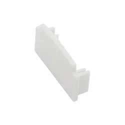 Endkappe für Alu Unterputzprofil KS-SIG-PROF24 Large, für LED Strips bis 2cm Breite, bündig / ohne Loch, Kunststoff grau