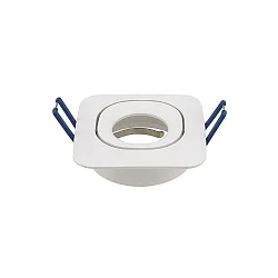 Einbauleuchte Eckig 82mm Schwenkbar weiss