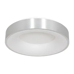 ceiling luminaire RINGLEDE - Ø 38CM round, medium, direct / indirect IP20, silver brushed dimmable