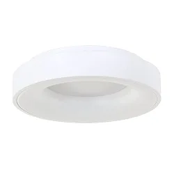 ceiling luminaire RINGLEDE - Ø 48CM large, round, direct / indirect IP20, white matt dimmable