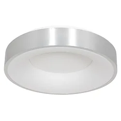 ceiling luminaire RINGLEDE - Ø 48CM large, round, direct / indirect IP20, silver brushed dimmable