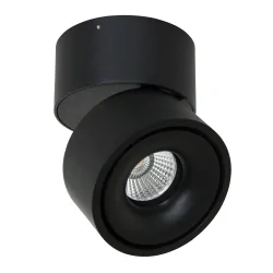 LED Deckenstrahler FEZ, 1-flammig, IP20, 8W 2700K 700lm, dreh- und schwenkbar, dimmbar, schwarz matt