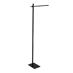 LED Stehleuchte STEKK, 8W 2700K 720lm, mit Gelenkarm + Push-Dimmer, schwarz matt