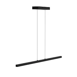 LED Pendelleuchte DANSKE, 114cm, 20W 2700K 2000lm, CRi >90, mit Touch-Dimmer, schwarz matt