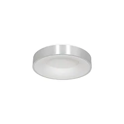 ceiling luminaire RINGLEDE - Ø 30CM small, round, direct / indirect IP20, silver brushed dimmable