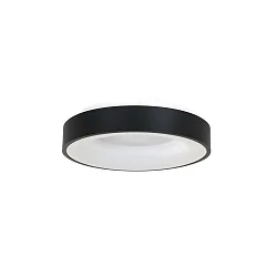 ceiling luminaire RINGLEDE - Ø 30CM small, round, direct / indirect IP20, black matt dimmable