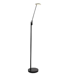 LED Stehleuchte DAPHNE, 1-flammig, 7W, 2700-4000K, 700lm, IP20, dimmbar, schwarz