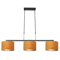 Pendelleuchte STANG, E27, 3-flammig, gold