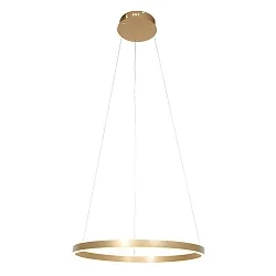 pendant luminaire RINGLUX LED IP20, gold dimmable