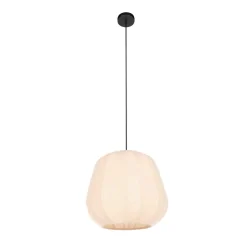 pendant luminaire SABLE 1 flame E27 IP20, creme dimmable