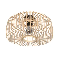 ceiling luminaire BREEZA BEACH 1 flame E27 IP20, black dimmable