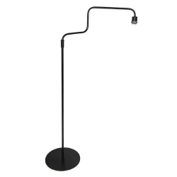 floor lamp BREEZA BEACH 1 flame E27 IP20, black dimmable