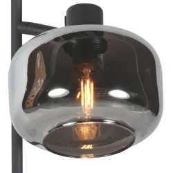 Tischleuchte TENEBRIS, 1-flammig, E14, IP20, schwarz
