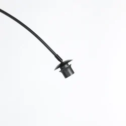arc luminaire CURVE 1 flame E27 IP20, black dimmable