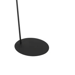 Stehleuchte ZIG-ZAG, 1-flammig, H: 175cm, E27, IP20, schwarz, Schirm kork