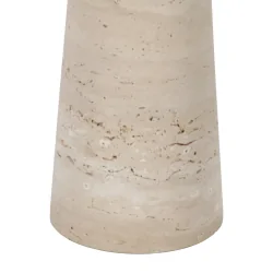 Tischleuchte TRAVINO, 1-flammig, H: 36cm, E27, IP20, ohne Schirm, stein