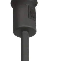 table lamp NOOR 1 flame E27 IP20, black dimmable